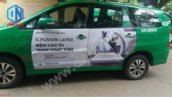 Quảng cáo taxi Mai Linh tại Ninh Bình - Nệm Liên Á