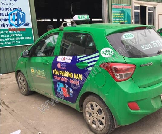 Quảng cáo taxi Mai Linh tại Quy Nhơn - Bình Định