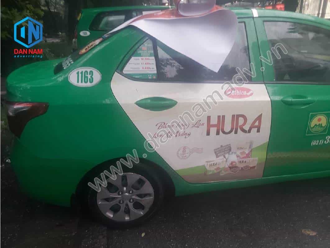 Quảng cáo taxi Mai Linh Tây Ninh - Bánh Bibica